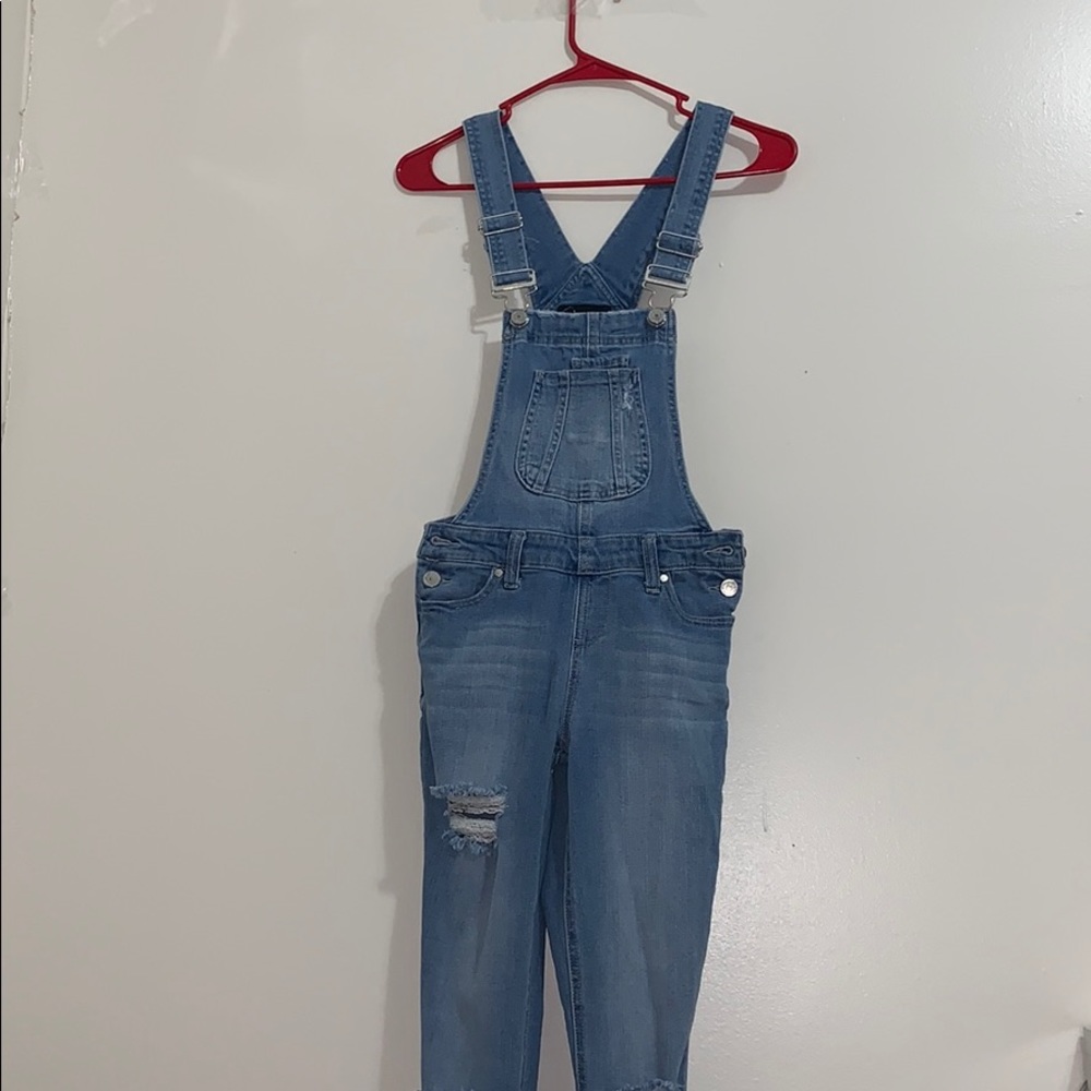 Denim overalls